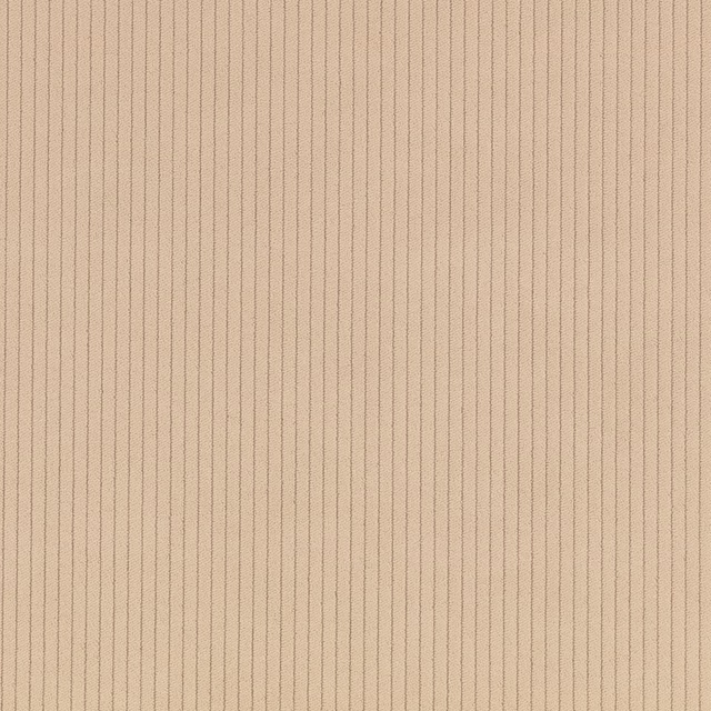 Warm taupe cord fabric with closely spaced vertical ribs and soft matte texture