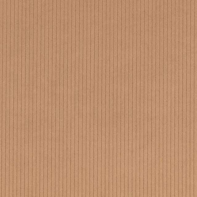 Warm truffle brown corduroy with fine, closely spaced vertical ribs