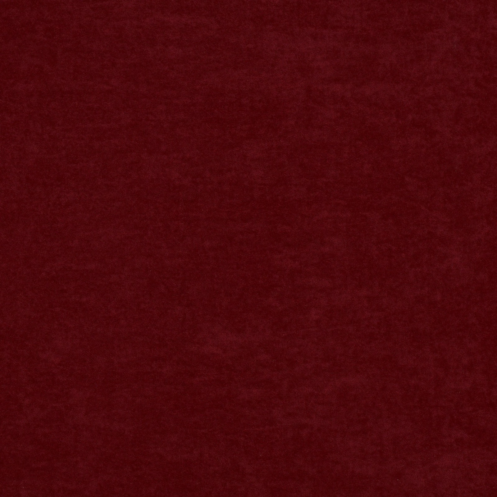 Deep russet-red fabric with a softly shaded, velvet-like nap