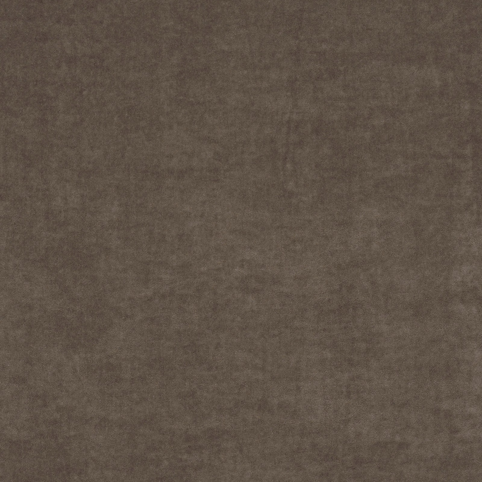 Close-up of deep cacao-brown fabric with soft mottling and velvety tonal texture