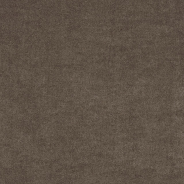 Close-up of deep cacao-brown fabric with soft mottling and velvety tonal texture