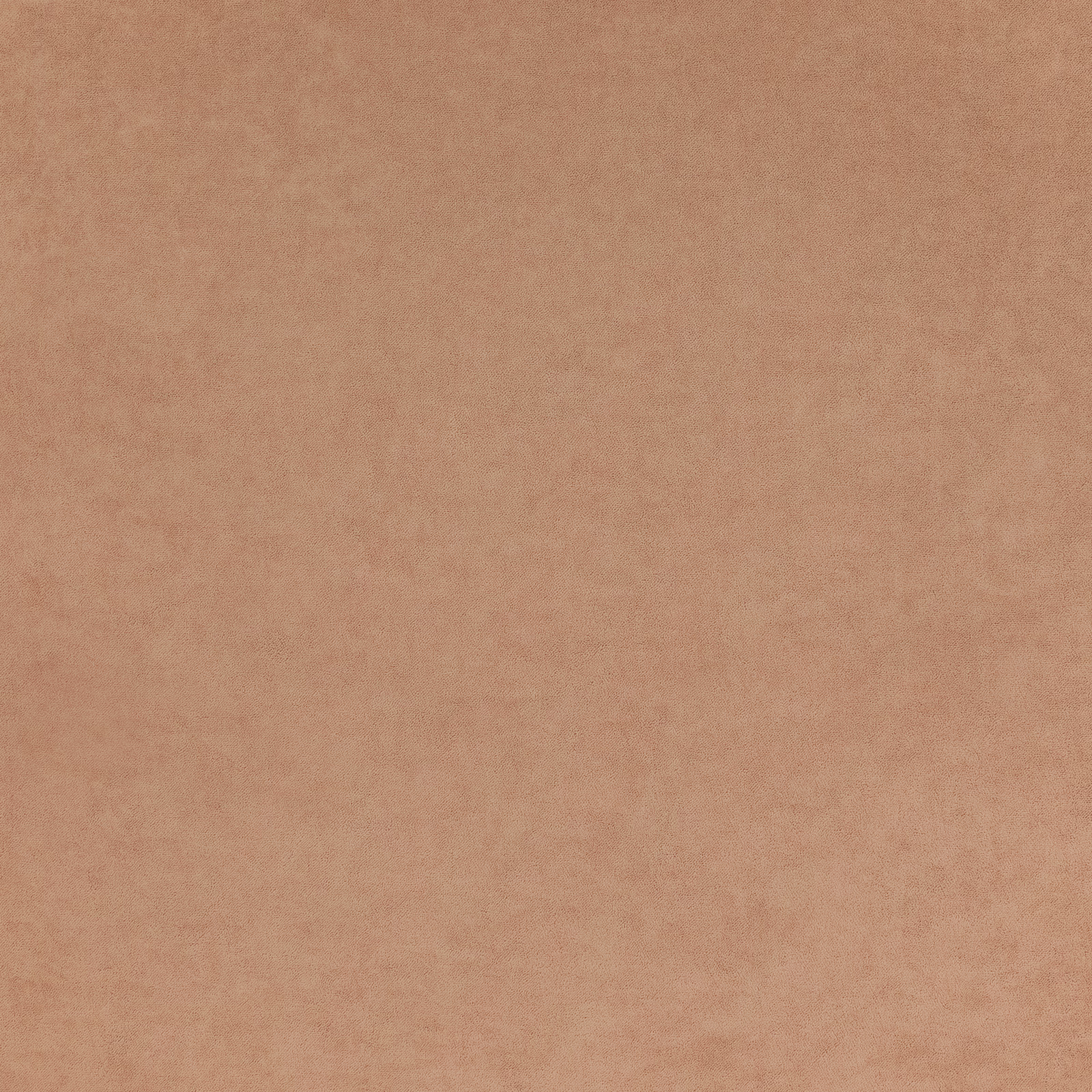 Warm clay-brown plain fabric with a softly mottled, velvety-looking surface