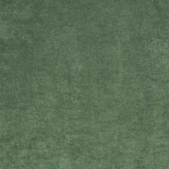 Muted heath-green fabric swatch with softly crushed, mottled velvety texture
