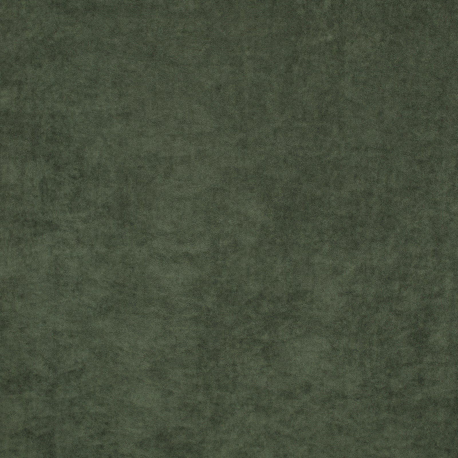 Deep ivy-green fabric with a softly mottled, plush-looking surface