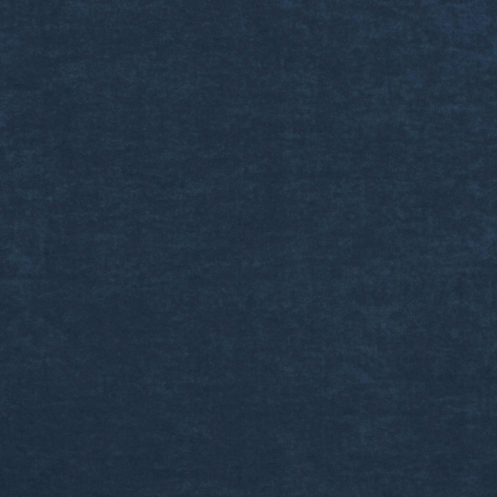 Midnight blue plush fabric swatch with subtle cloudy mottling across the surface