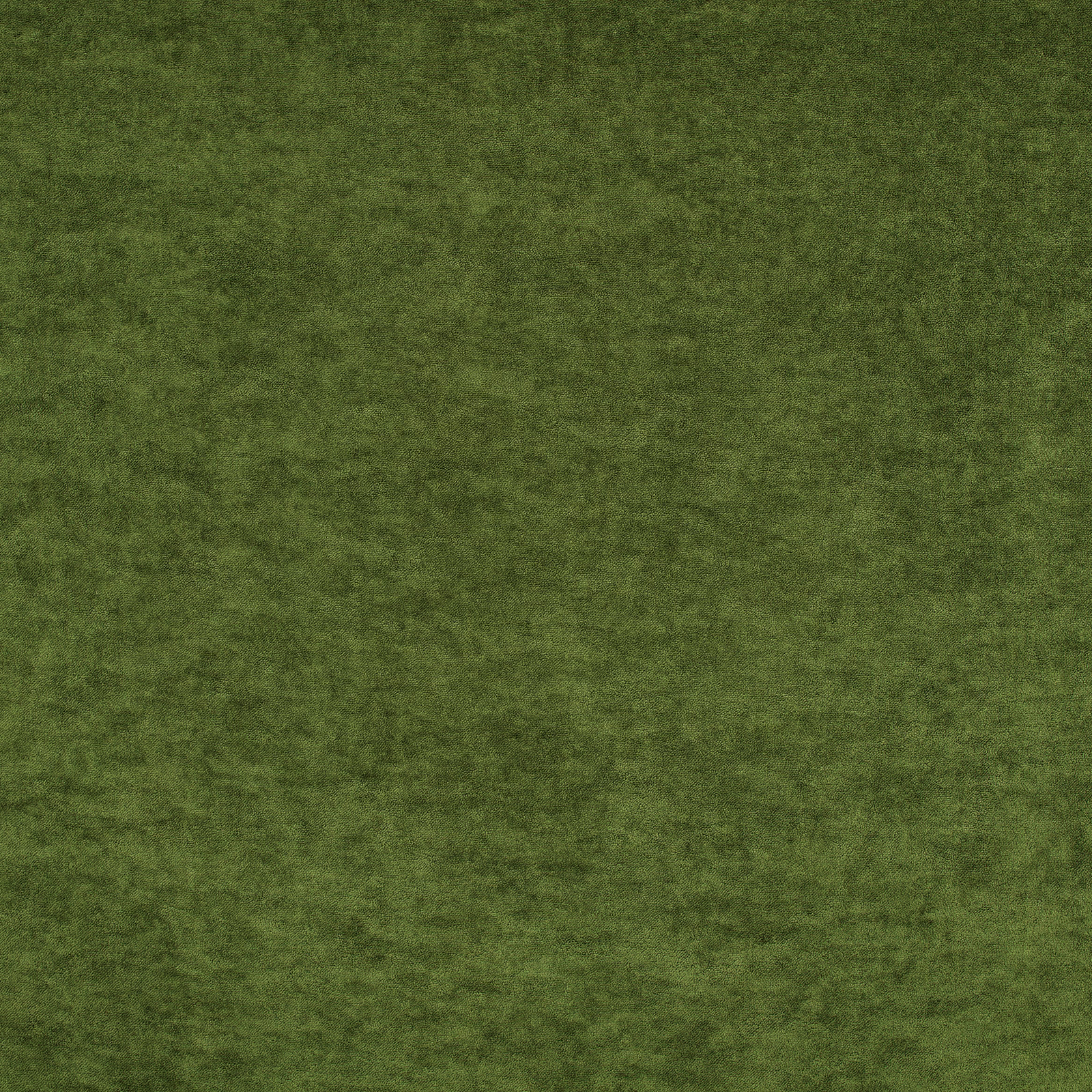 Mottled deep olive green fabric with a softly brushed, shadowed surface