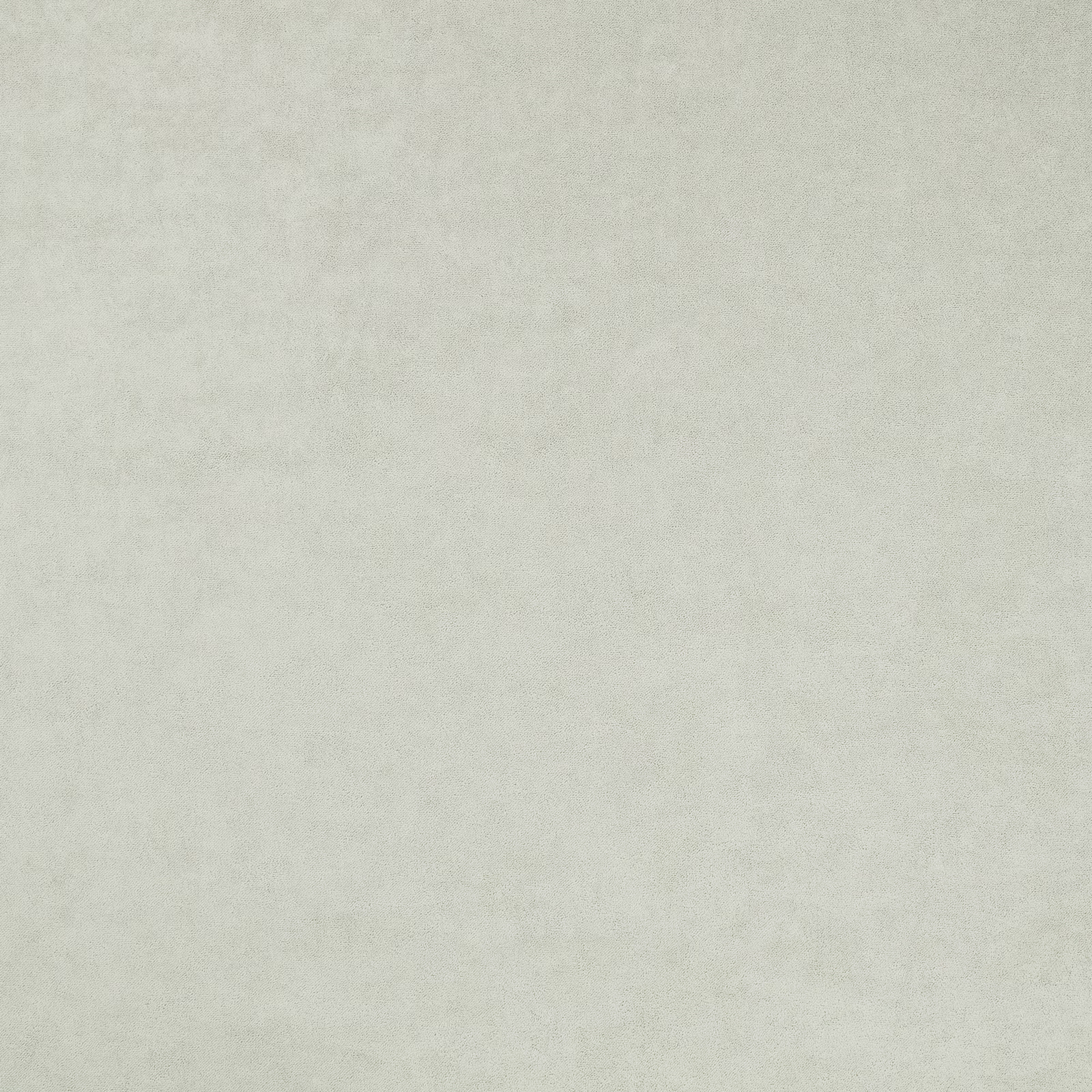 Pale sage-grey plain fabric swatch with a softly mottled, cloudy surface