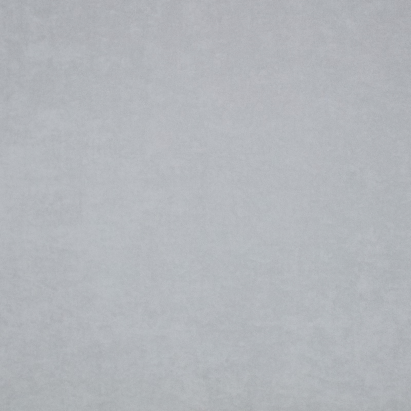 Cool silver-grey fabric with a faint cloudy texture and softly woven surface