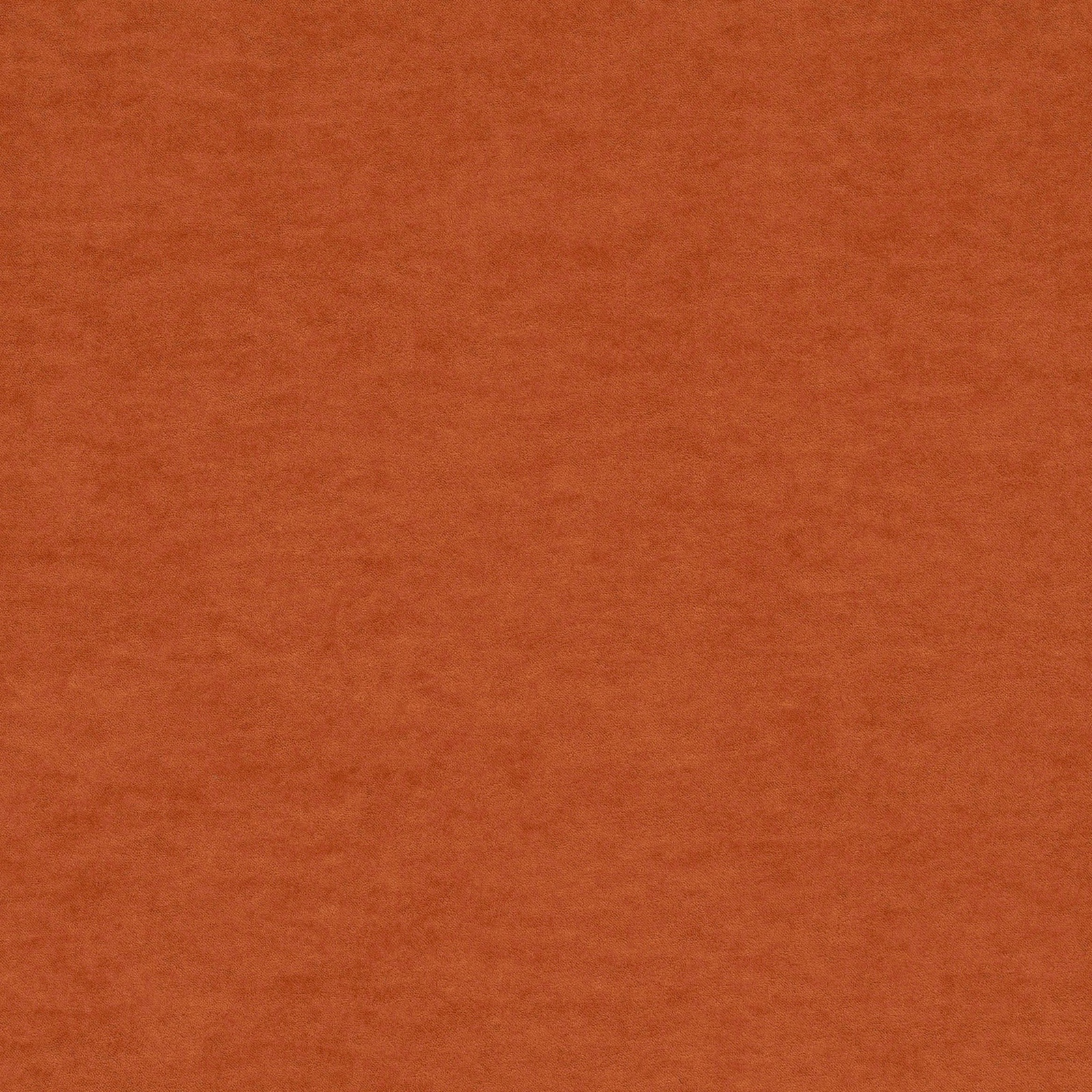Burnt tangerine-orange fabric with a softly mottled, brushed surface