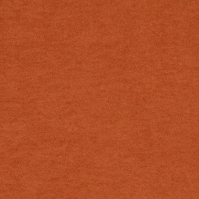 Burnt tangerine-orange fabric with a softly mottled, brushed surface