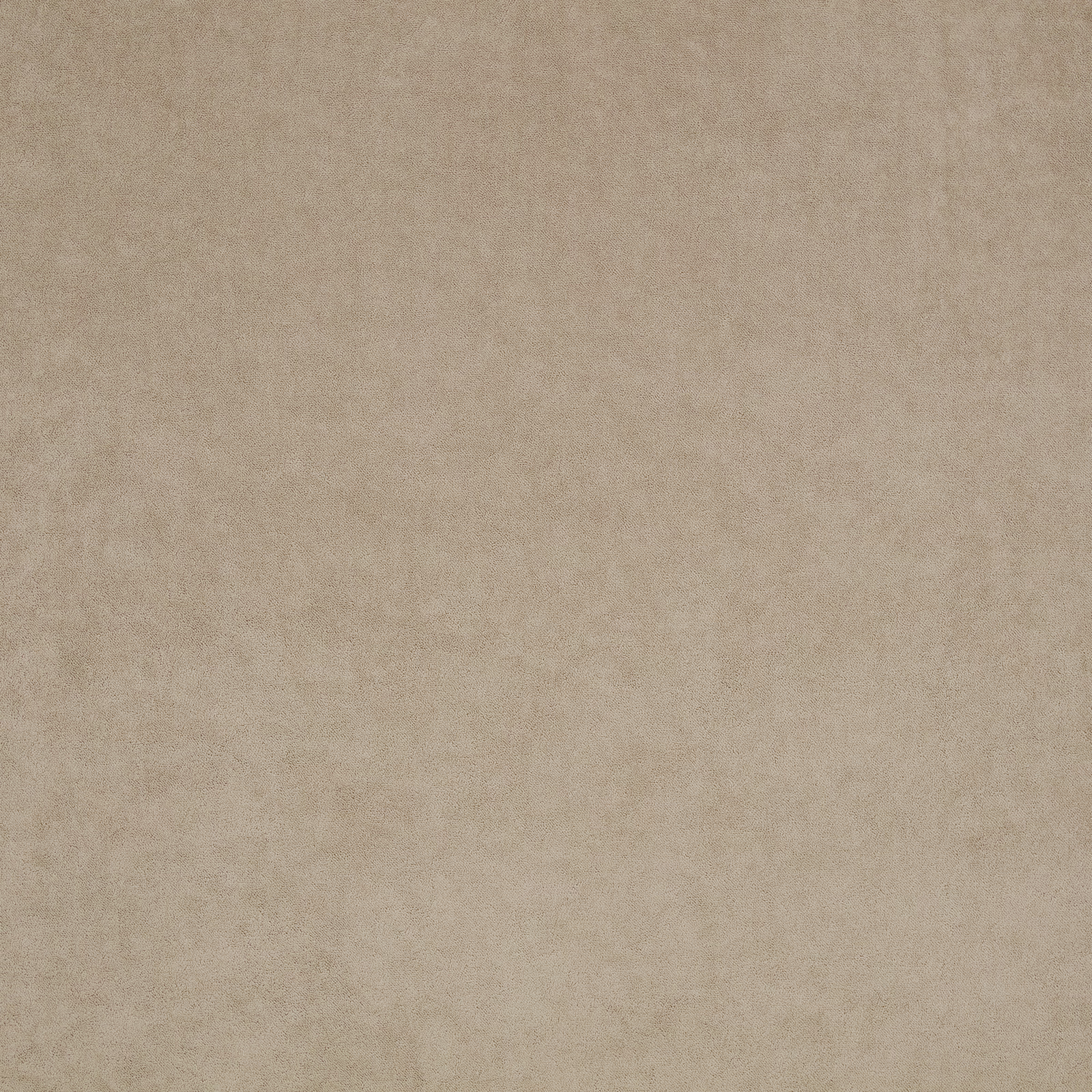 Warm taupe fabric with a softly mottled, suede-like plain surface