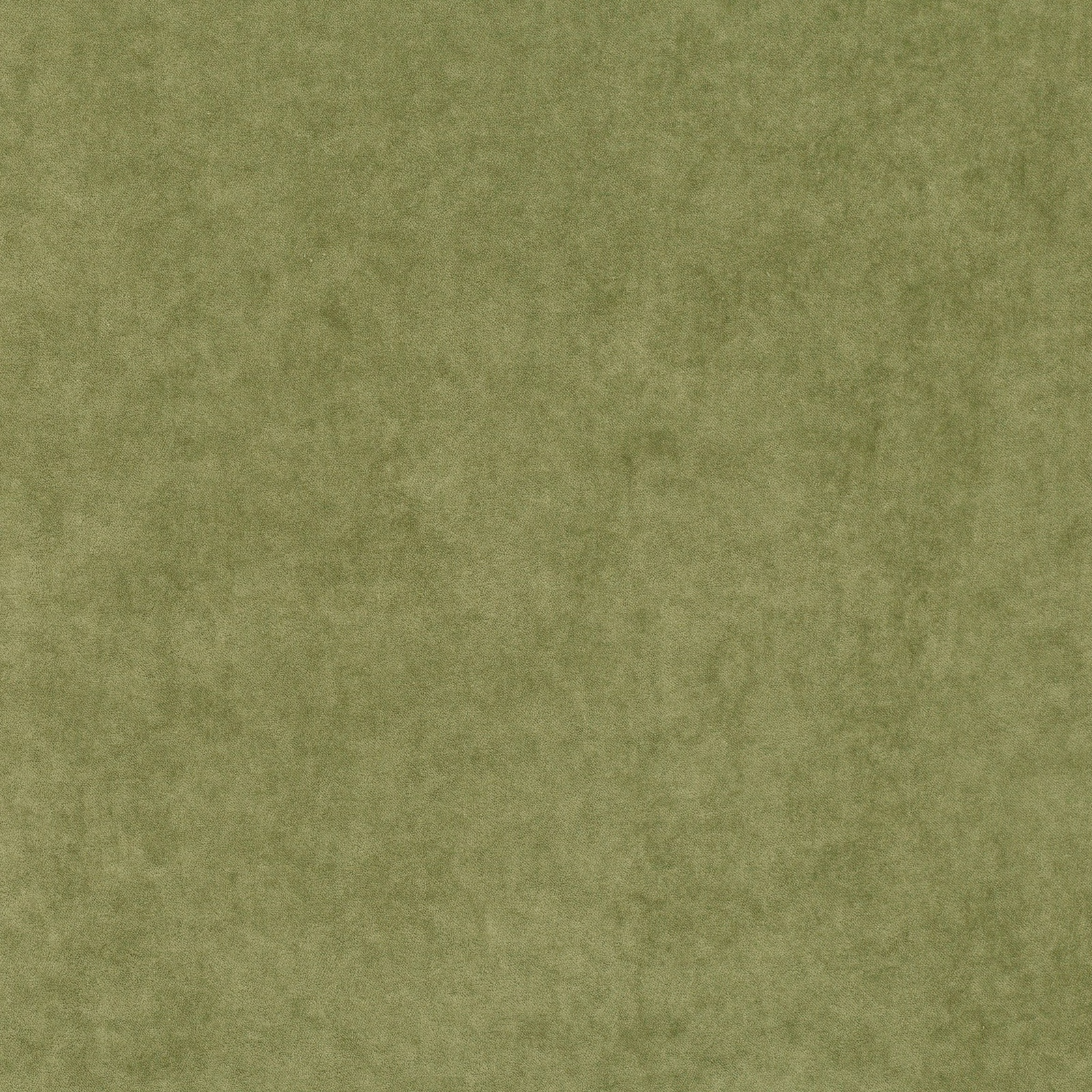 Muted olive-green fabric swatch with a softly mottled, short-pile texture