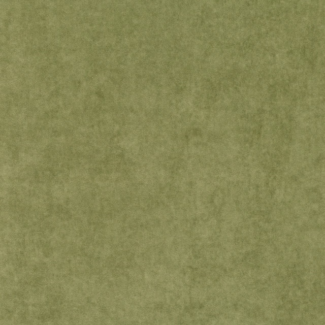 Muted olive-green fabric swatch with a softly mottled, short-pile texture