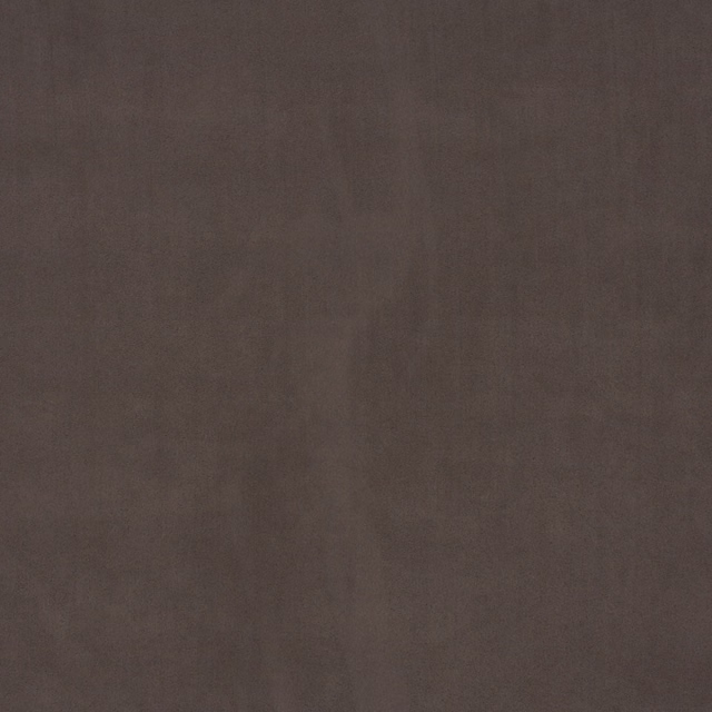 Deep taupe-brown plain suede-like fabric with subtle vertical nap shading