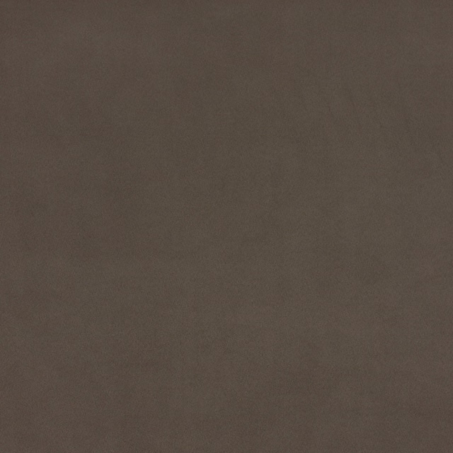 Deep taupe-brown plain suede-look fabric with a softly mottled low-sheen nap