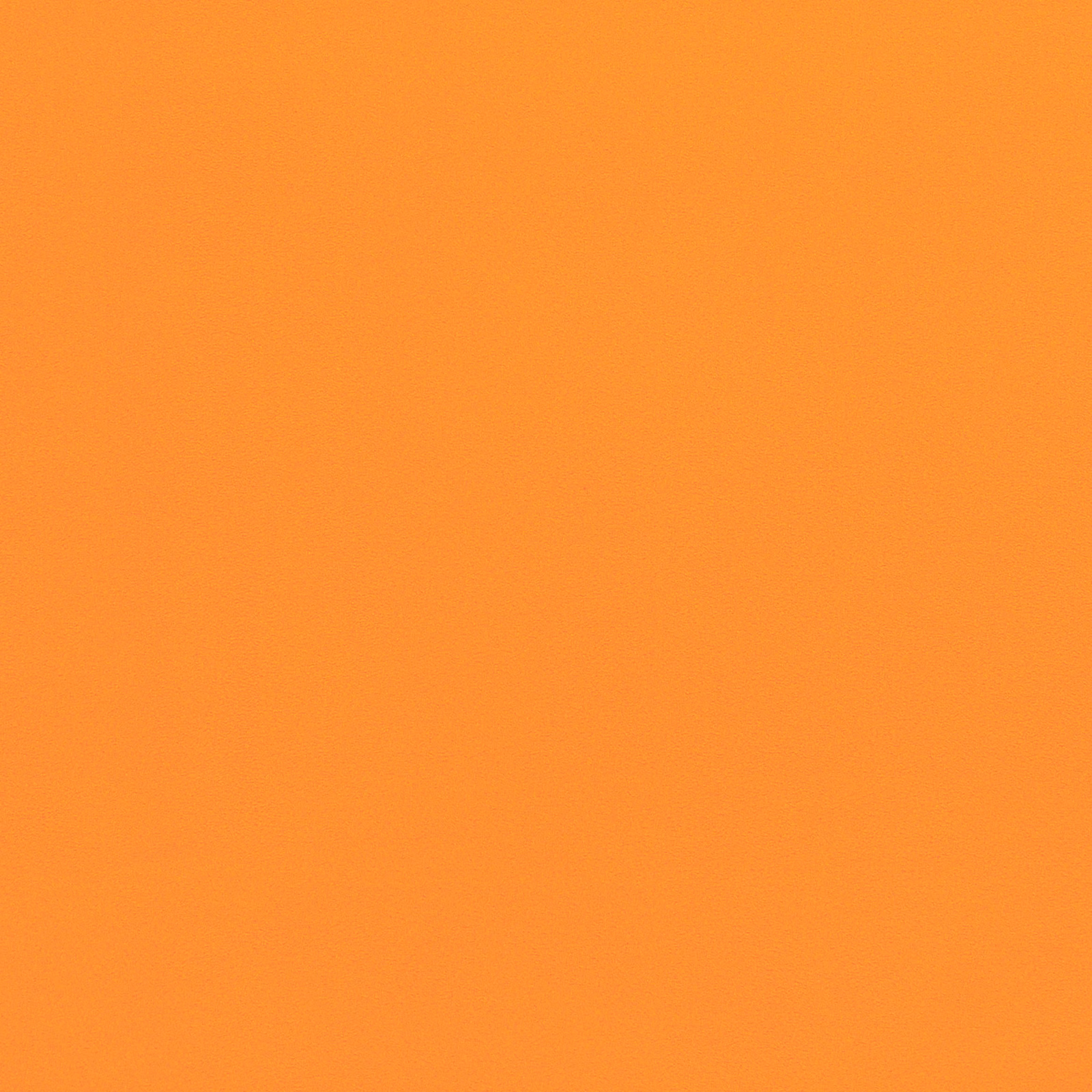 Warm mandarin orange suede-like plain fabric with a softly brushed matte surface