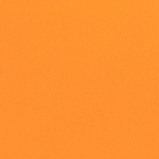 Warm mandarin orange suede-like plain fabric with a softly brushed matte surface