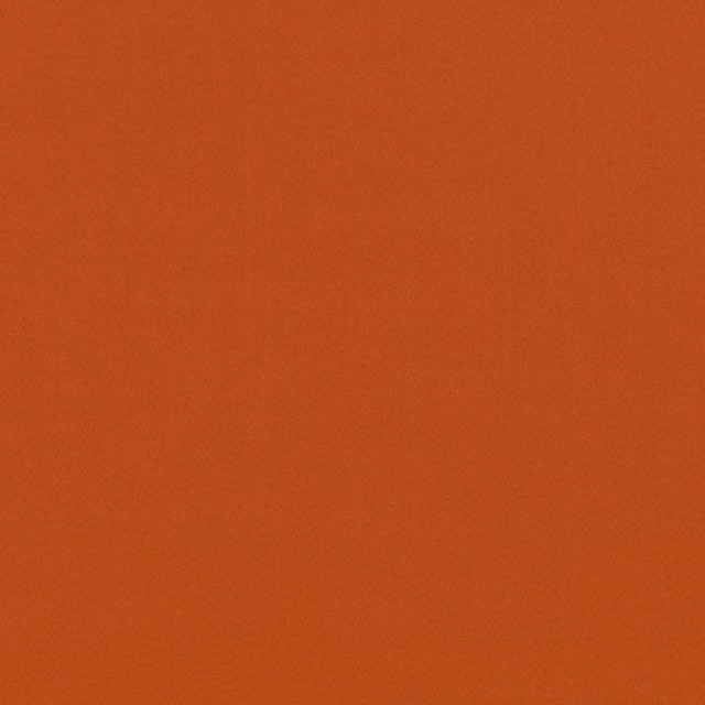 Close-up of warm burnt-orange suede-textured plain fabric with subtle tonal nap