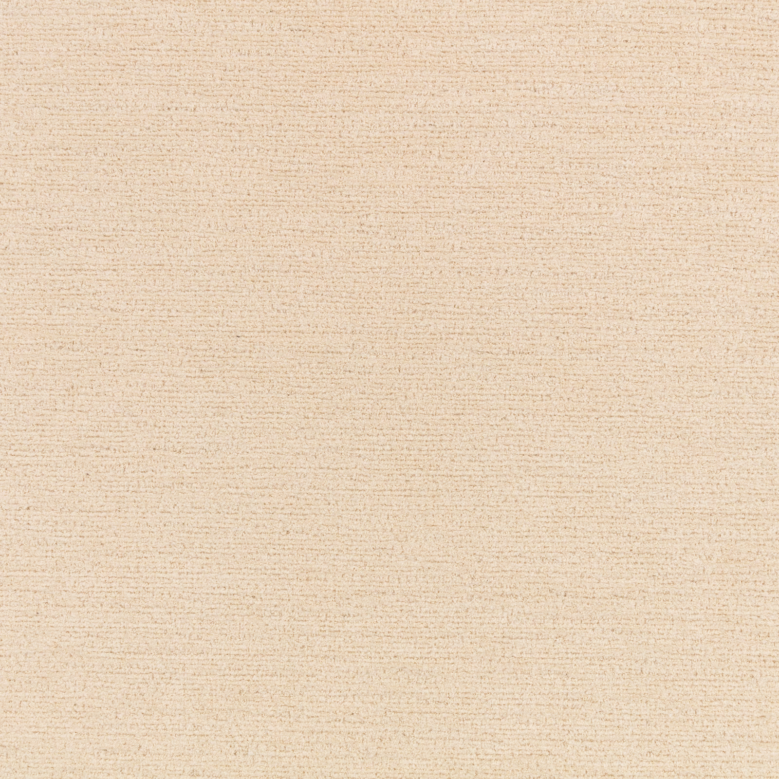 Warm buff woven textile with fine horizontal slub texture and softly flecked surface