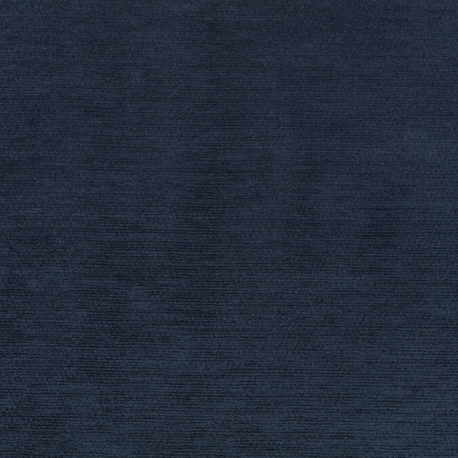 Deep marine-blue fabric swatch with a fine, subtly horizontal woven texture