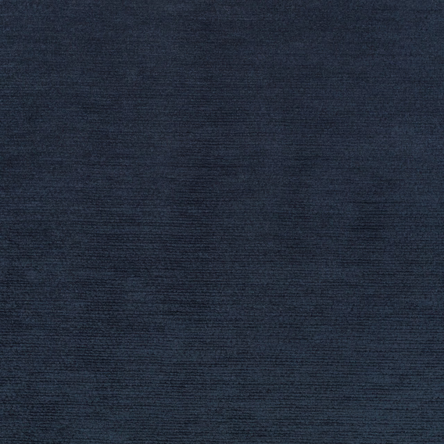 Deep marine-blue fabric swatch with a fine, subtly horizontal woven texture