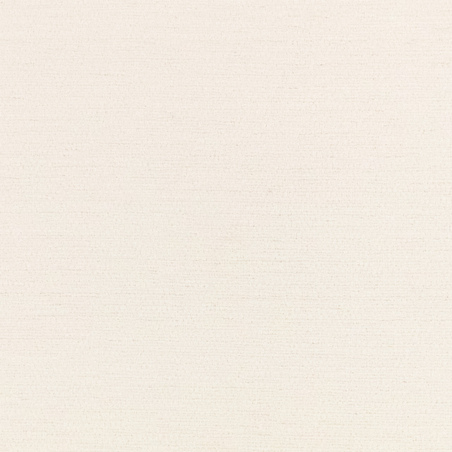Warm white woven swatch showing fine horizontal texture and softly mottled surface