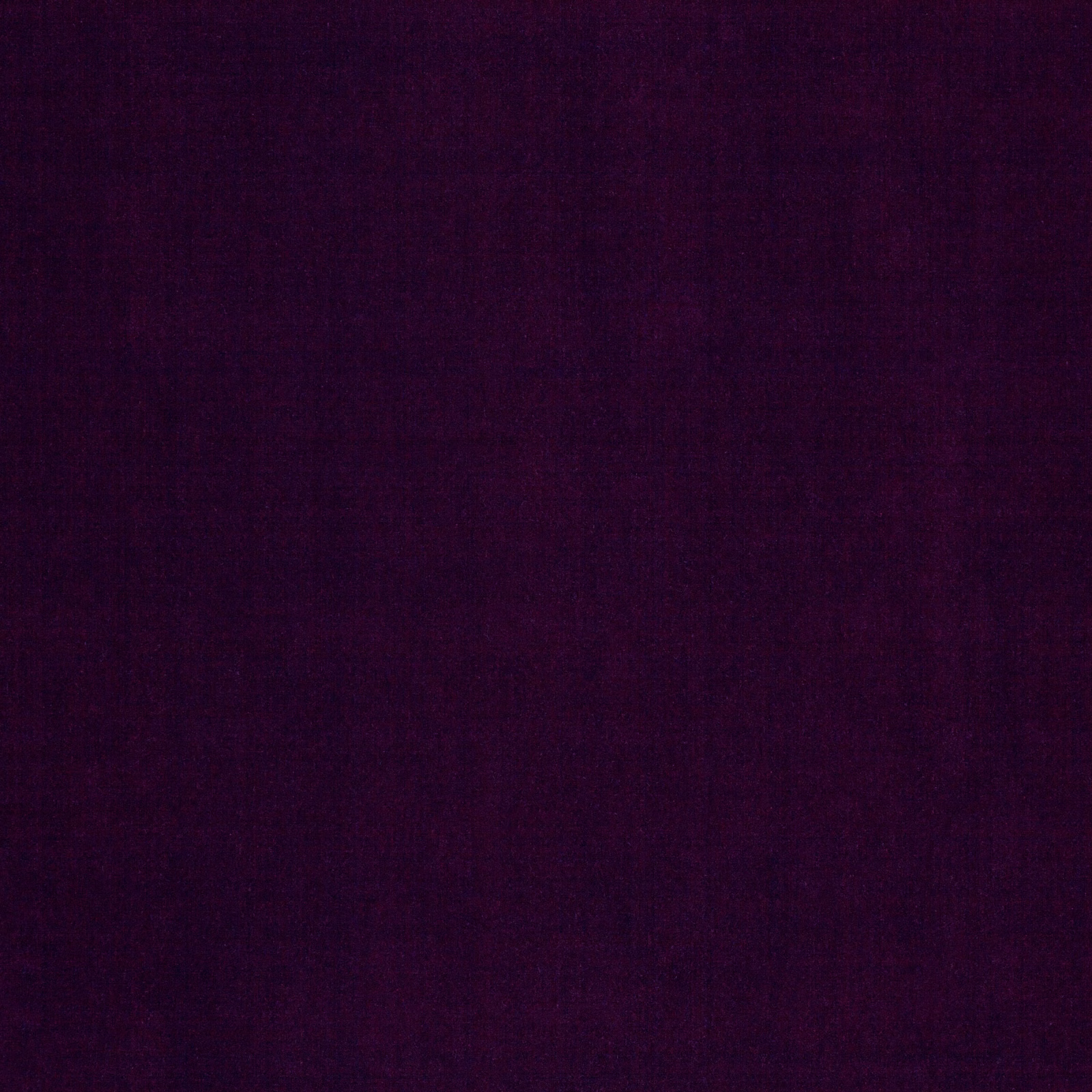 Deep aubergine textile with subtle crosswoven, softly mottled surface