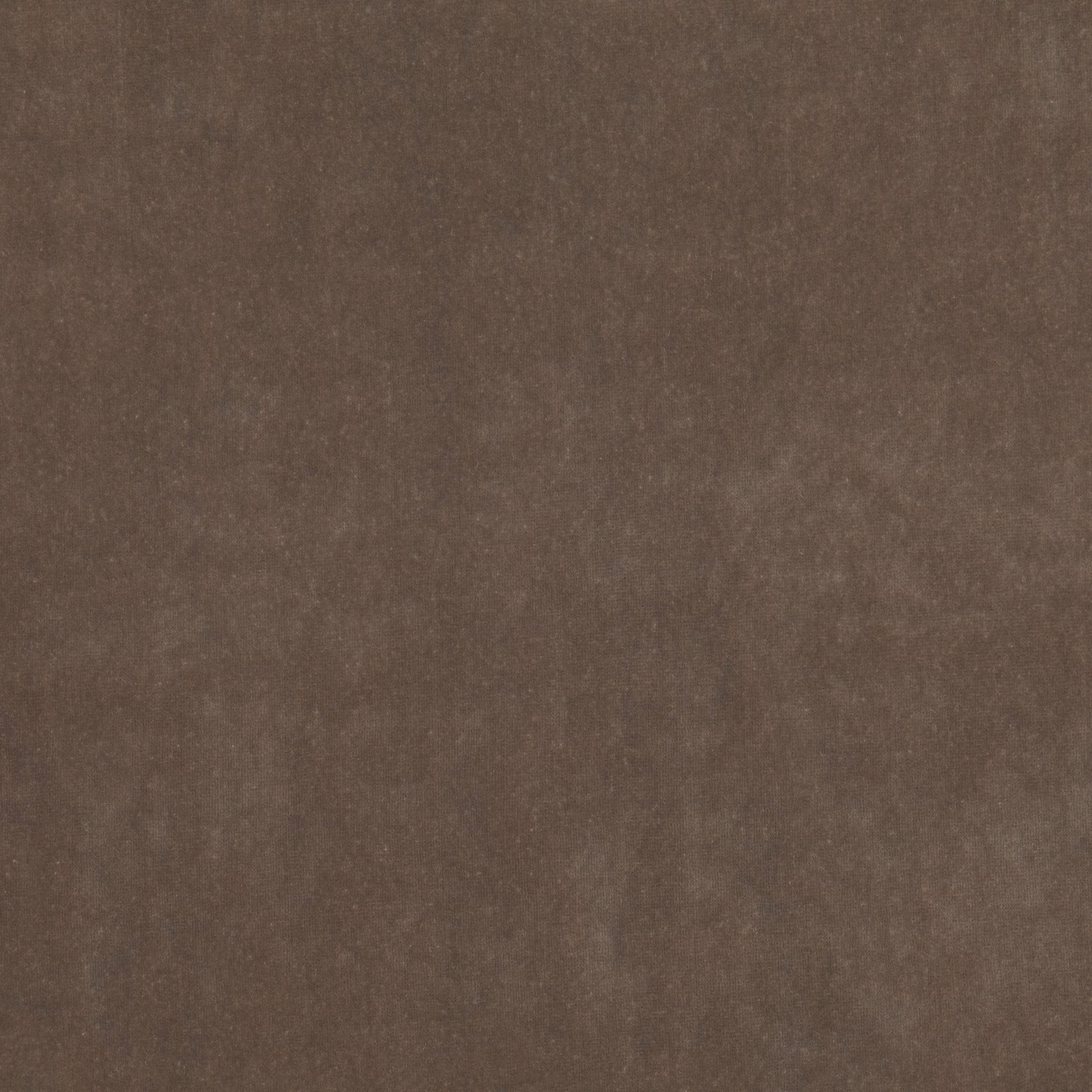 Close view of muted taupe-brown textile with softly mottled, low-sheen texture