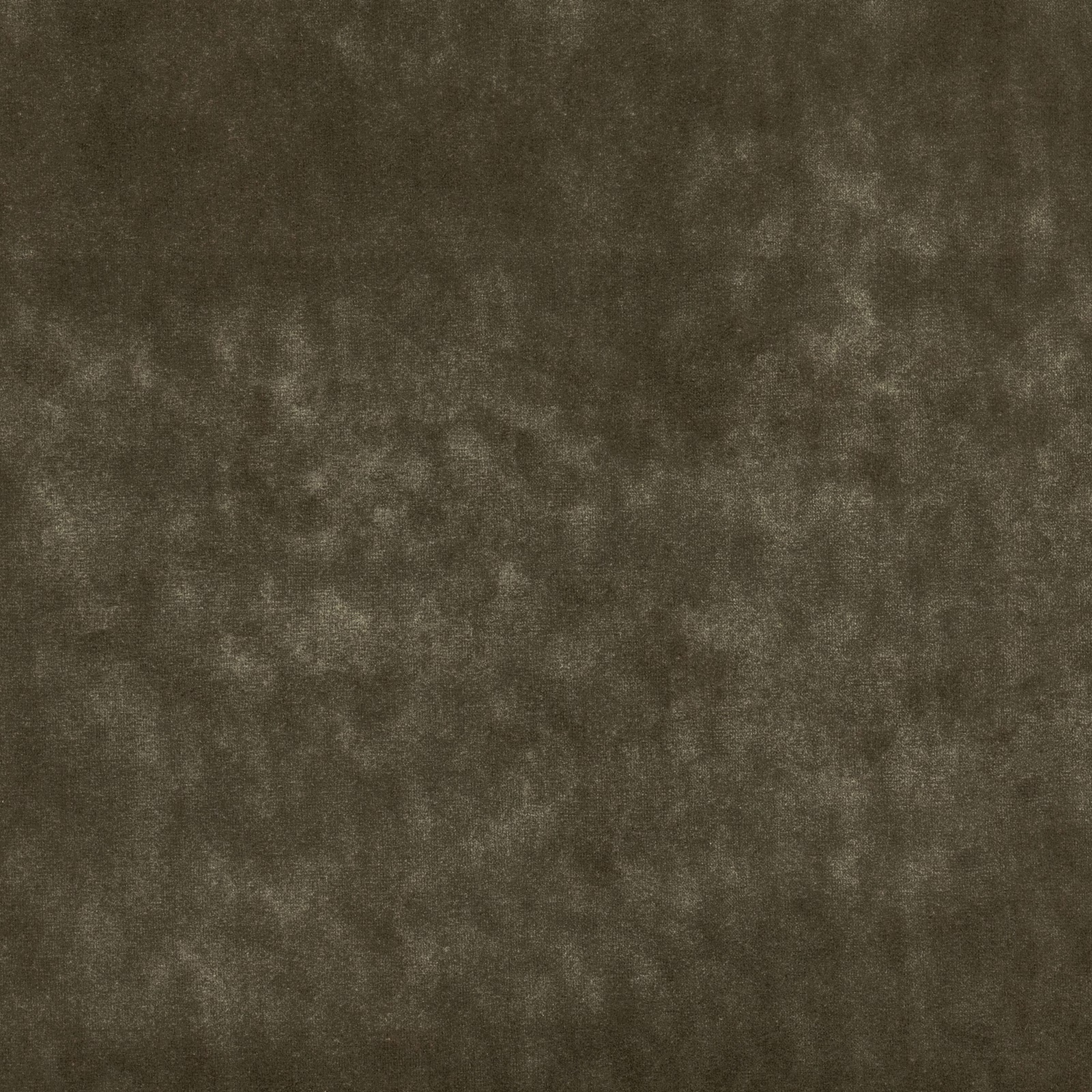 Deep olive-green swatch with cloudy tonal mottling and a softly brushed surface