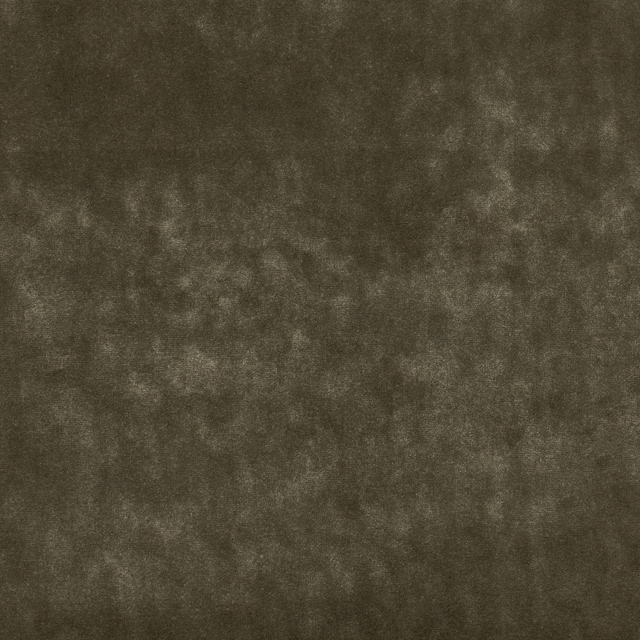 Deep olive-green swatch with cloudy tonal mottling and a softly brushed surface