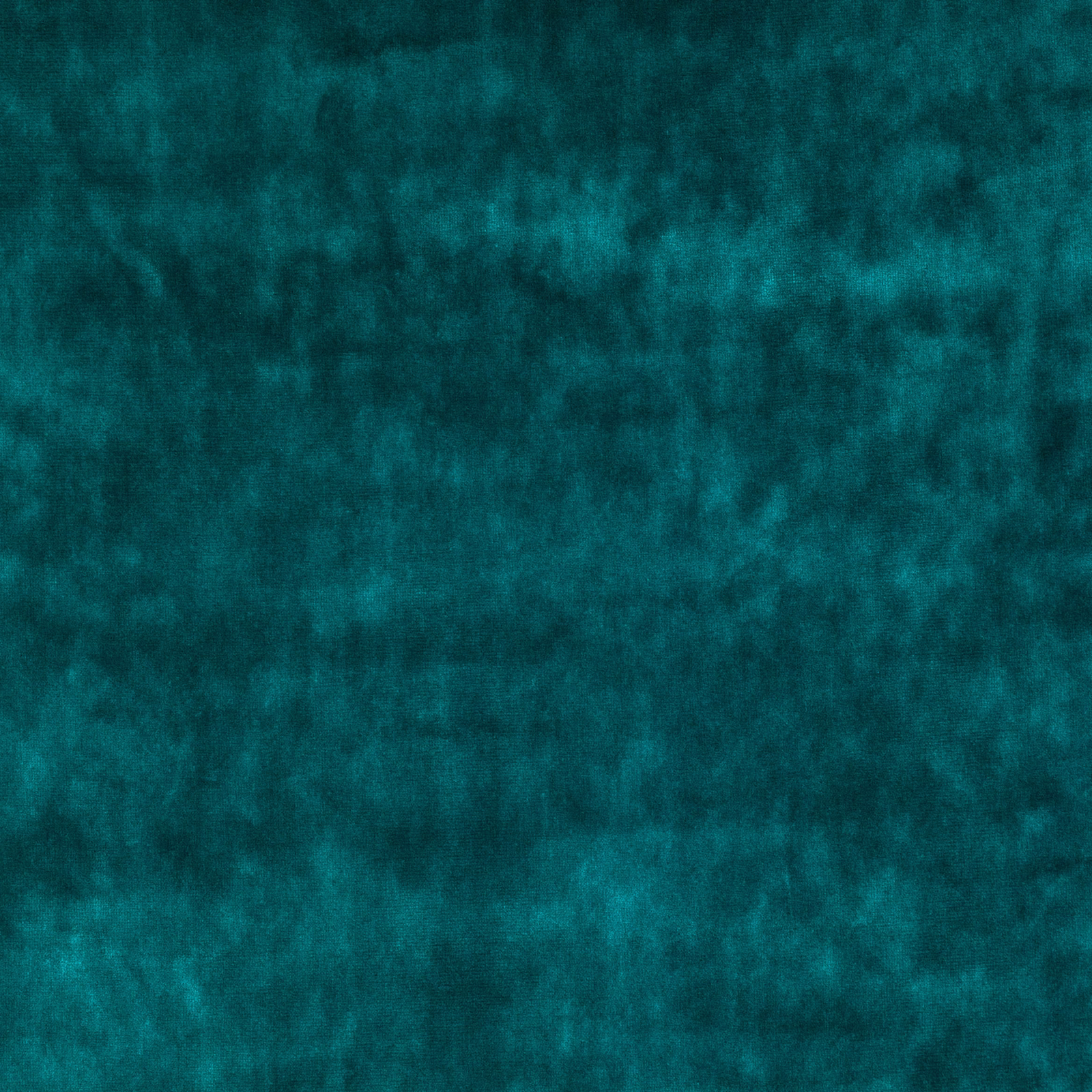Mottled deep teal textile with cloudy tonal texture and softly brushed appearance