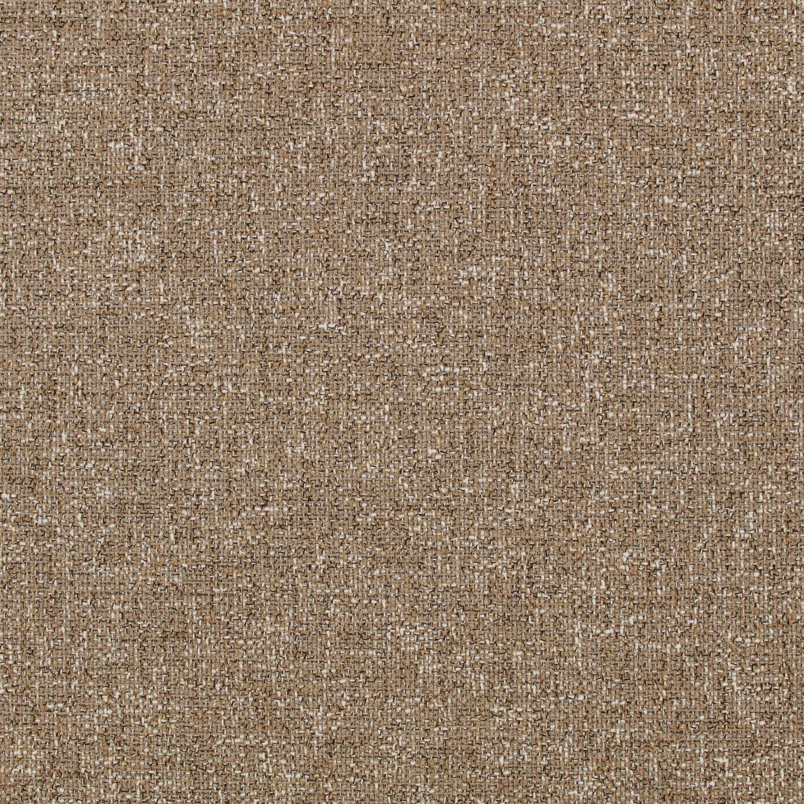 Warm taupe-brown canvas weave with flecked threads and subtle tonal texture