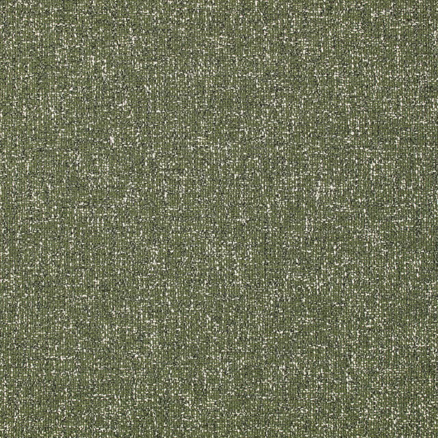 Muted moss-olive weave with fine white flecks and softly irregular texture