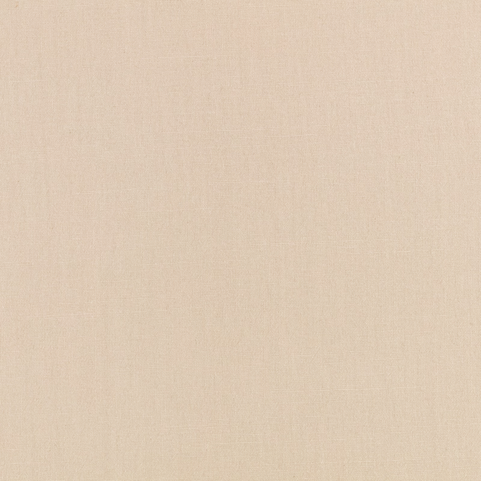 Warm flax-beige plain weave with fine vertical slubs and soft crosshatch texture