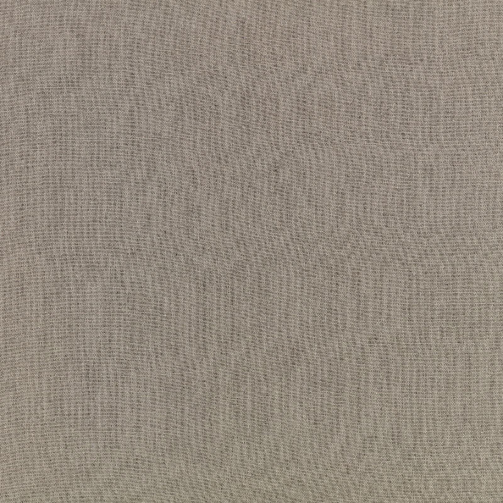 Warm taupe-grey plain weave with subtle slub and fine tonal variation