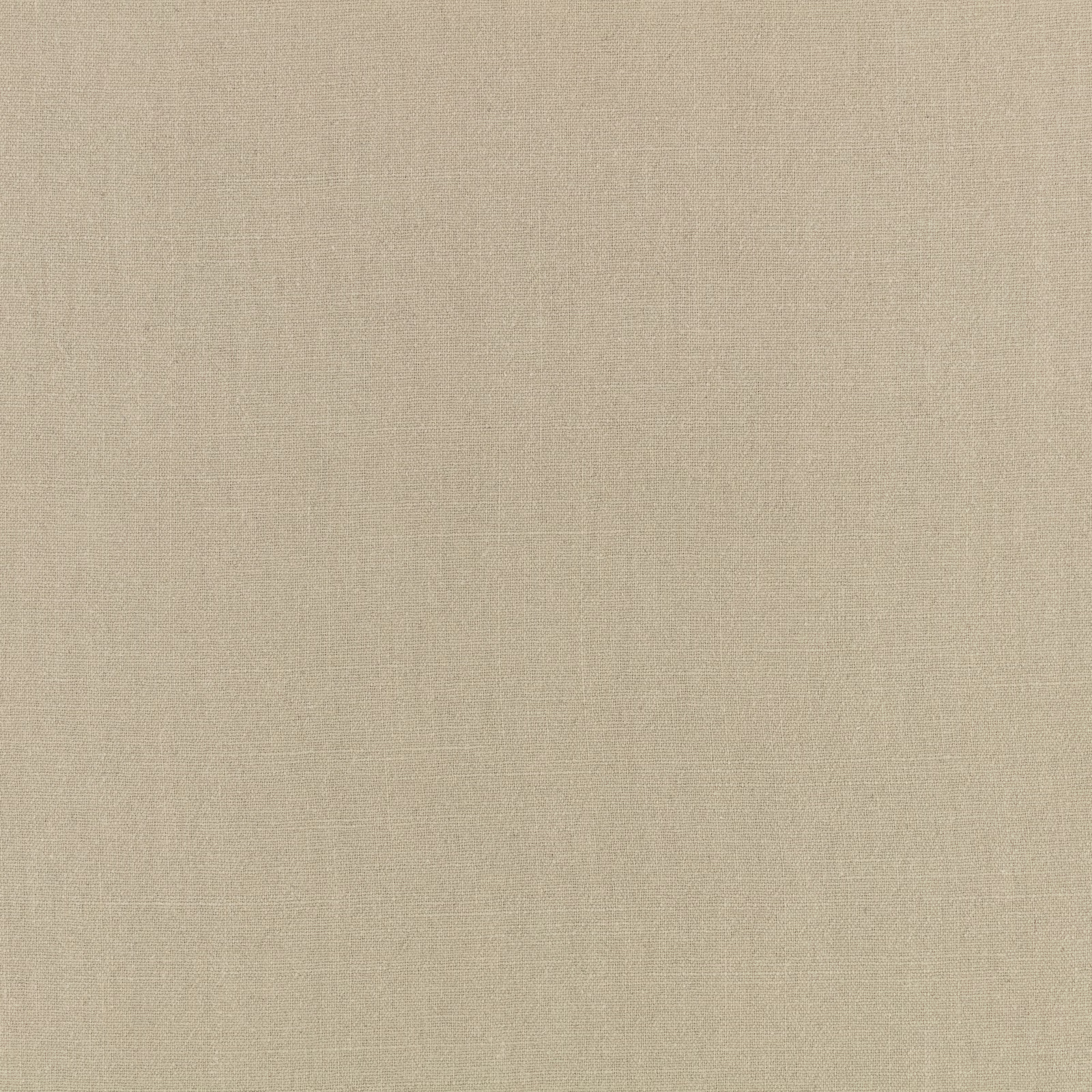Warm putty taupe plain-weave fabric with subtle flax-like texture