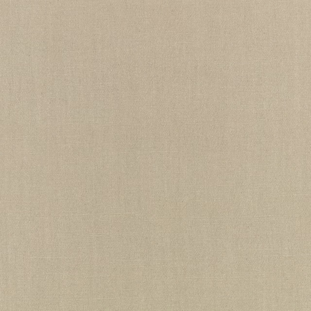 Warm putty taupe plain-weave fabric with subtle flax-like texture