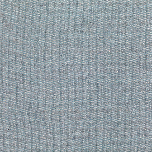 Misty blue-grey woven fabric with fine pale and charcoal flecks