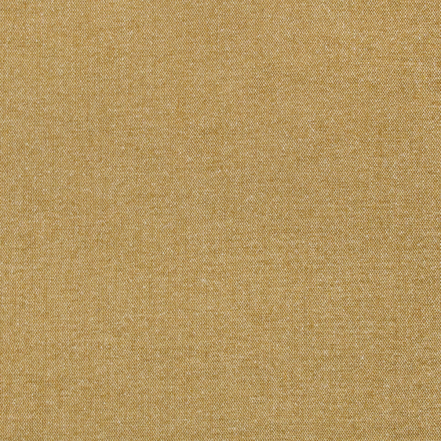 Close-up of muted harvest-gold textile with fine pale flecks in a tight weave