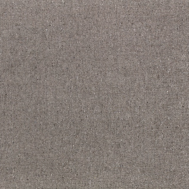 Close-up of taupe-grey Fleck Eco Pumice weave with pale flecks and fine texture