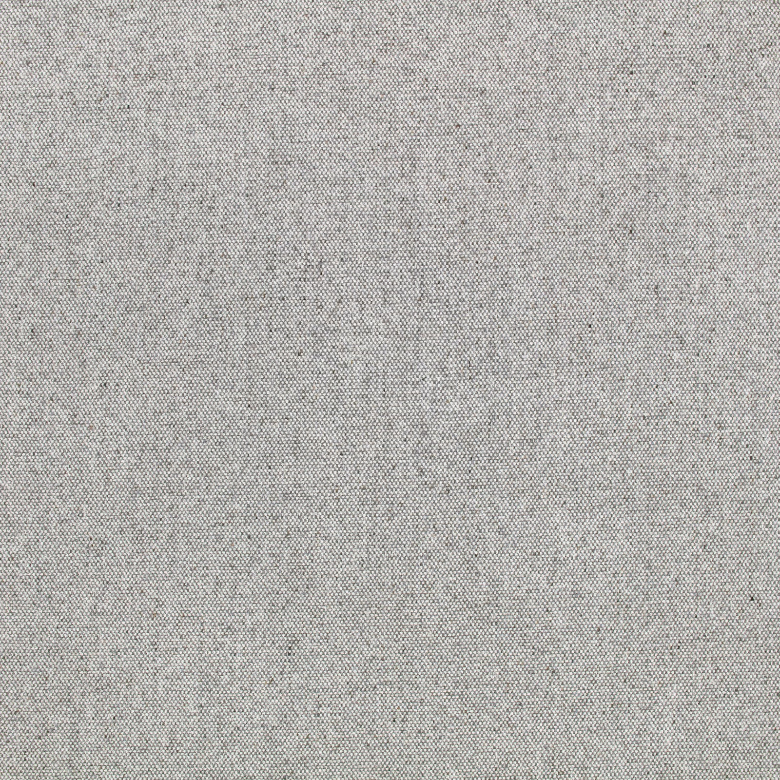Close-up of cool slate-grey woven fabric with fine dark flecks