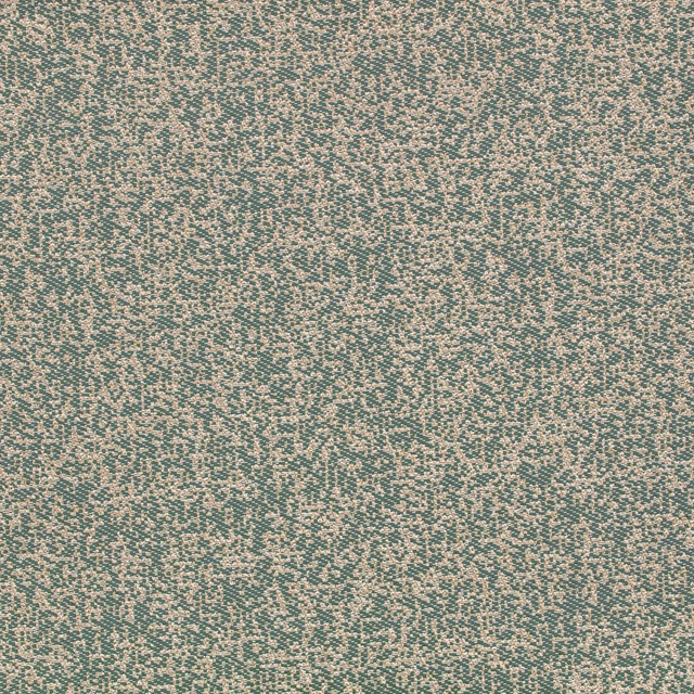 Muted eucalyptus green textile with dense cream flecks and a fine mottled weave
