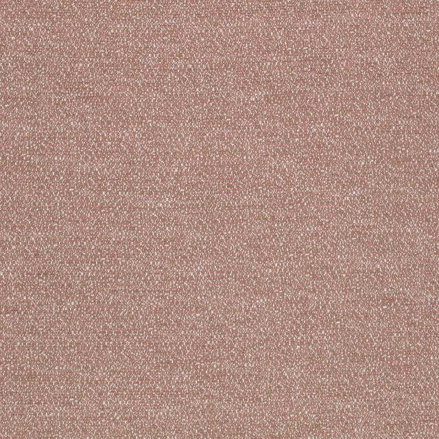 Close-up of dusty rose pink woven fabric with fine pale flecks and subtle horizontal texture