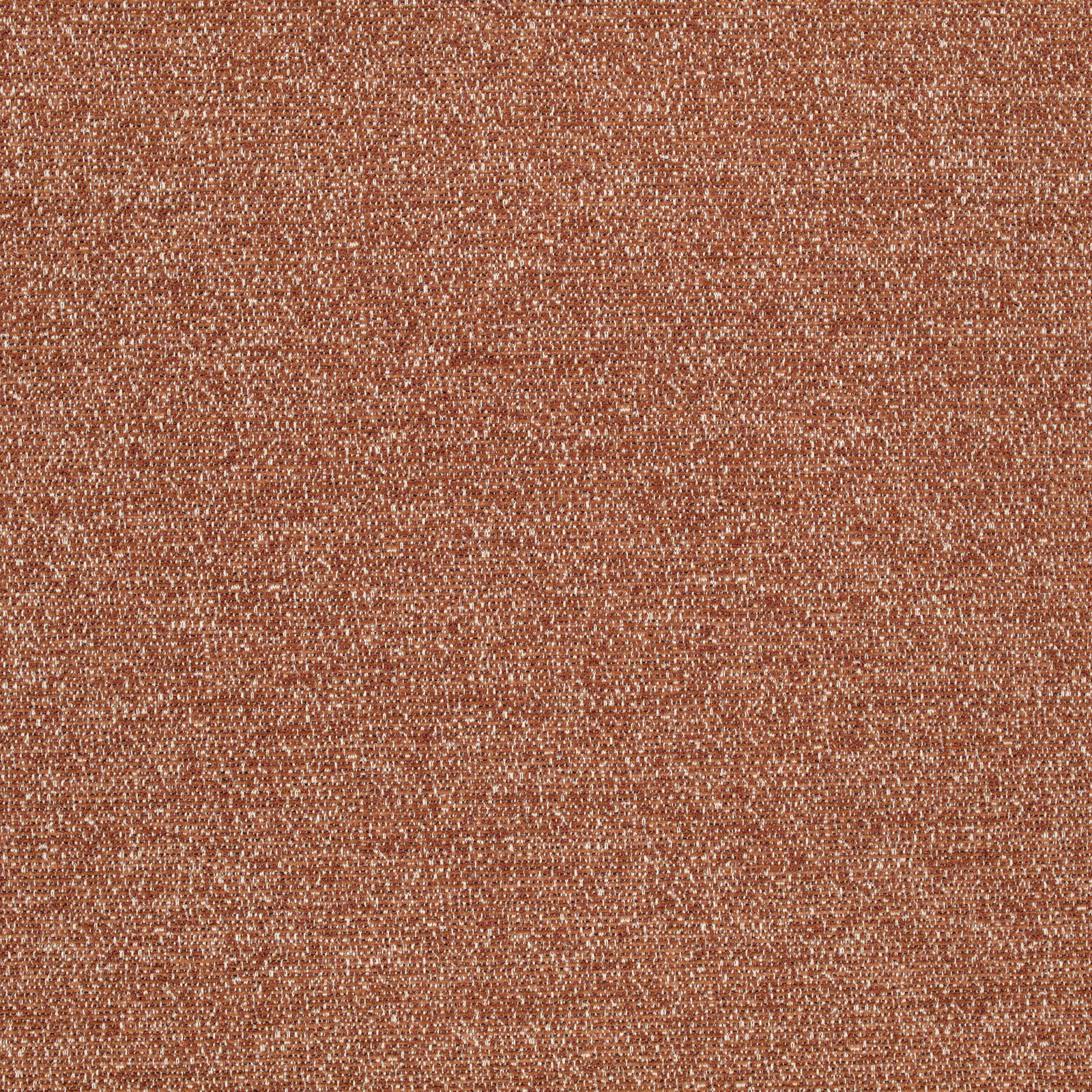Warm rust-brown woven textile with fine flecked texture and subtle horizontal striations