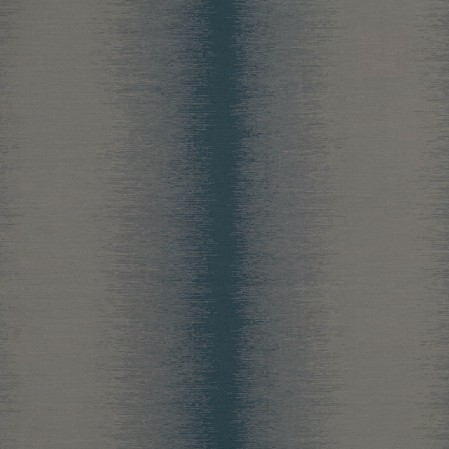Charcoal teal and grey vertically banded fabric with a softly brushed horizontal texture