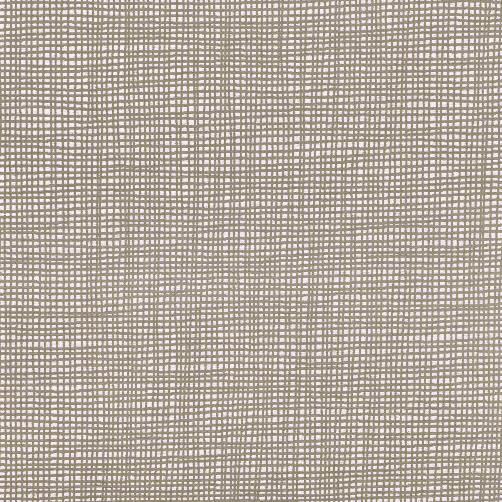Warm greige reversible fabric with a finely crossed, open grid weave