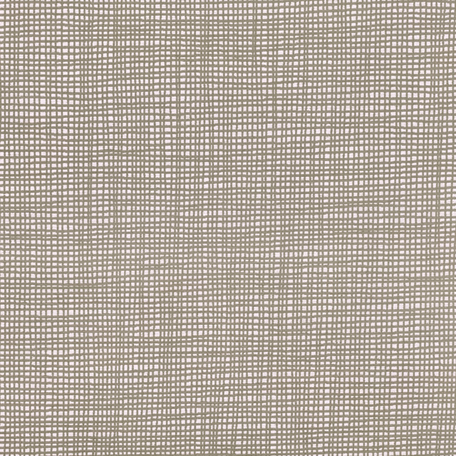 Warm greige reversible fabric with a finely crossed, open grid weave