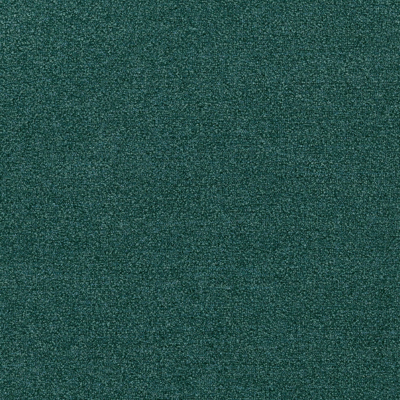 Close-up of deep balsam teal fabric with a fine, mottled woven texture