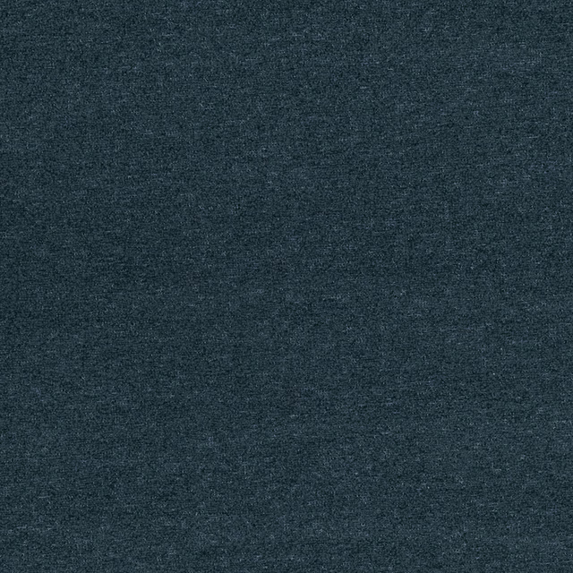 Deep denim-blue woven swatch with fine mottled texture and subtle tonal variation