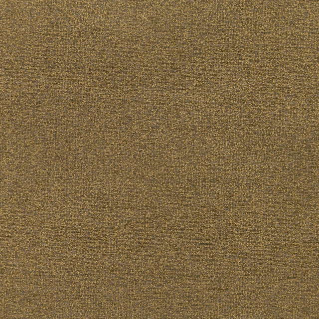 Close-up of warm ochre-brown textile with dense, finely mottled woven texture
